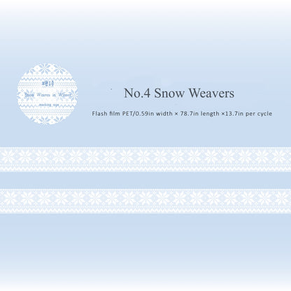 "Winter Love Song" 2m Sparkly PET Tapes
