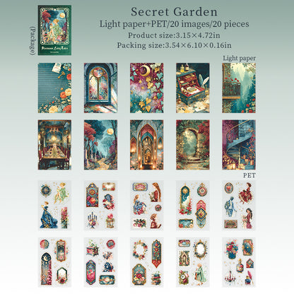 "Star Moon Fairytale" Sticker Books 20 Sheets