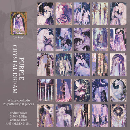 "Living in a Fairy Tale" 50 Sheets of Witchy Scrapbooking Papers