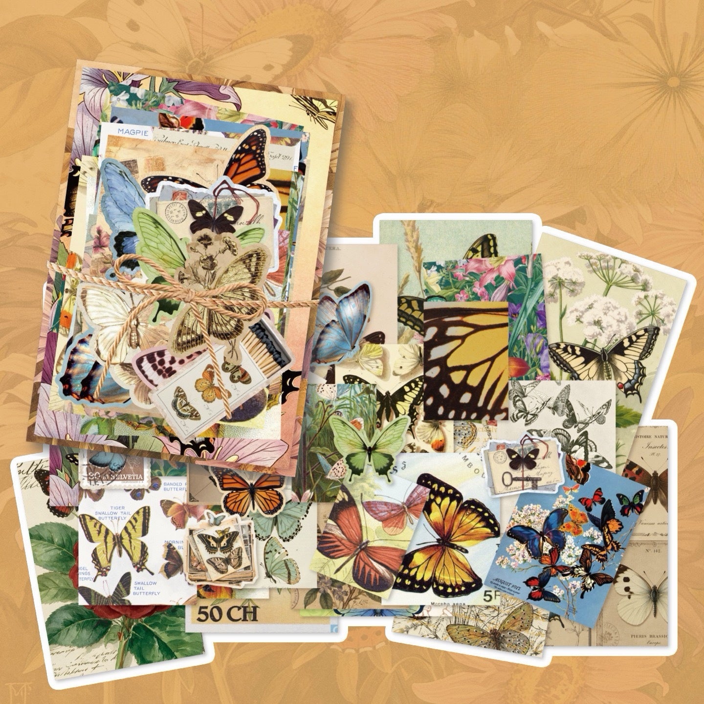 100pcs Deco Paper Bundle in 4 Different Themes