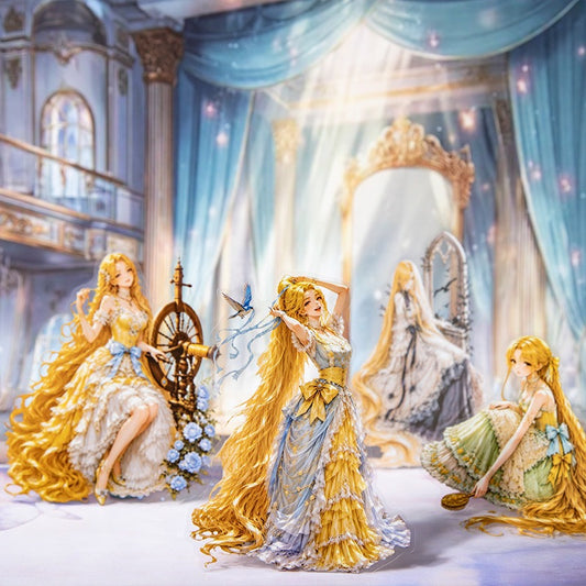Princess Fairy Tales Large Sized PET Stickers for Journaling