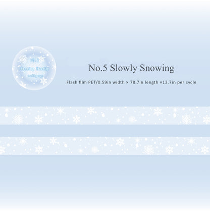 "Winter Love Song" 2m Sparkly PET Tapes