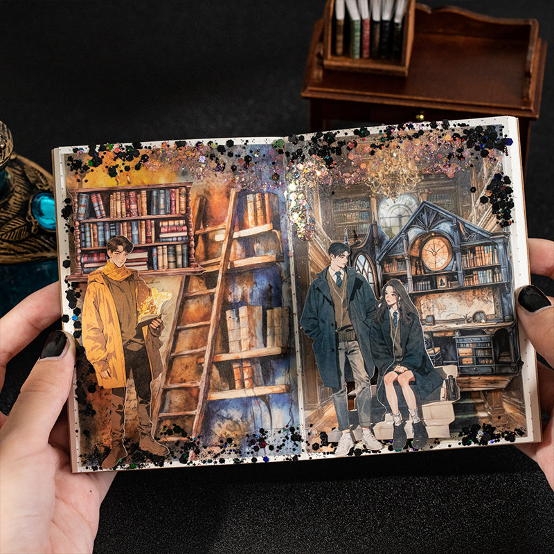 "Magic Academy" 15pcs Wizards and Witches Character Stickers