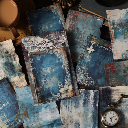 "Rust Seal" 10pcs Vintage Background Stickers