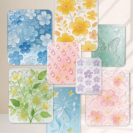 Glass-like Vellum Deco Papers for Scrapbooking 16pcs