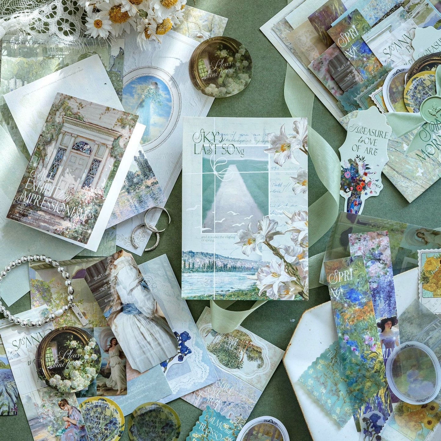 Large Multi-Material Deco Paper Pack 35 Sheets in