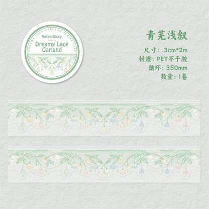Dreamy Lace Garland PET Tape Pre-cut