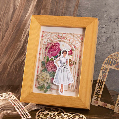 Elegant Vintage Die-cut Paper Frames 10pcs each