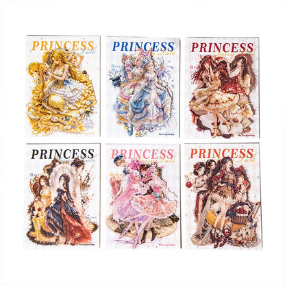 Princess Fairy Tales Large Sized PET Stickers for Journaling