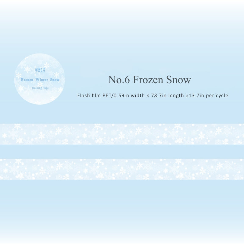 "Winter Love Song" 2m Sparkly PET Tapes