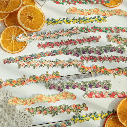 "Mountain Wild Flowers" 20pcs Long Strip Stickers