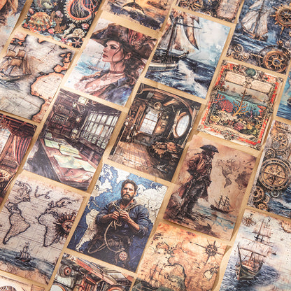 "Maritime Chronicles" 30 Sheets of Scrapbooking Decorative Papers