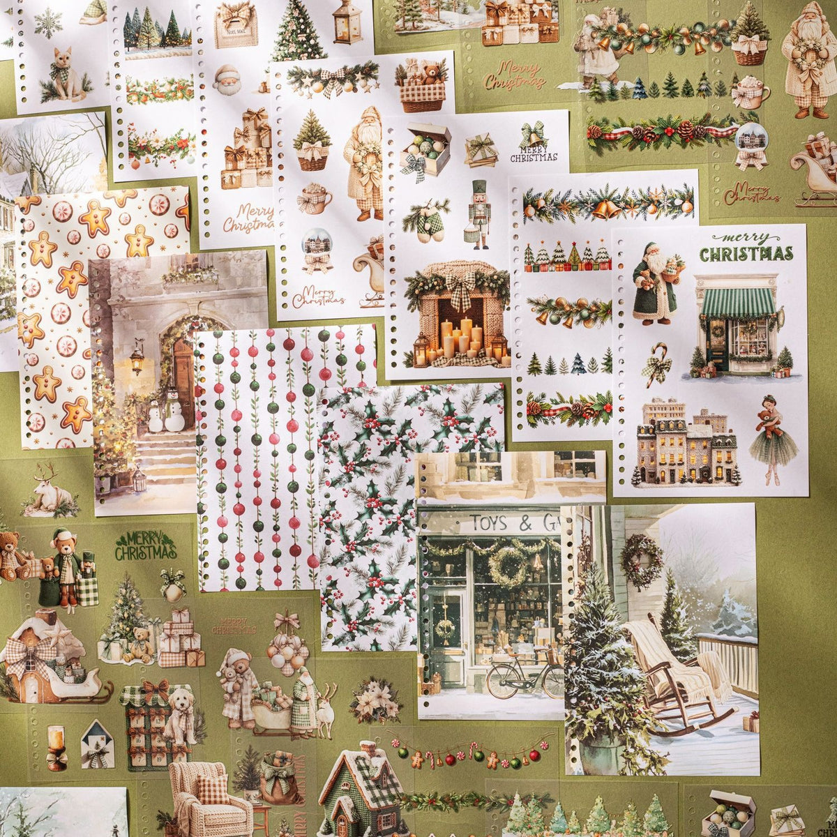 Looking Forward Christmas Sticker Books 50 sheets in