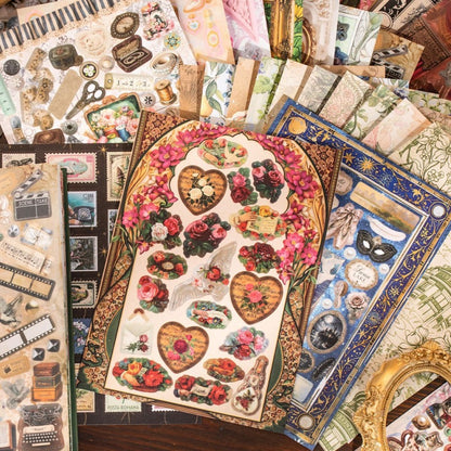 Vintage Treasury Sticker Book 30 Sheets in