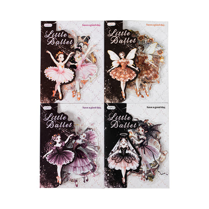 Ballet Dream 15pcs Cute Ballerina Sticker Set PET Stickers for Scrapbooking