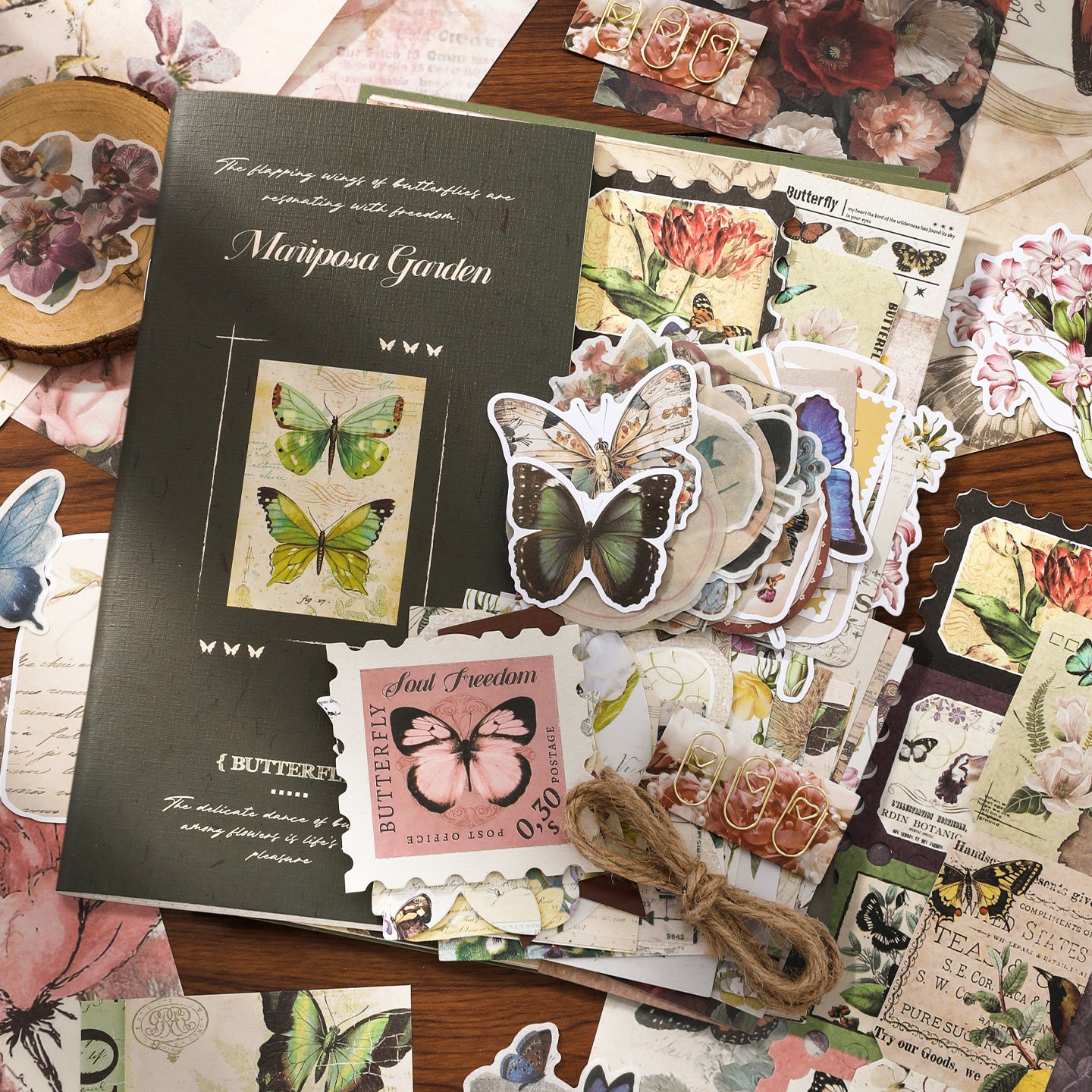 "Time Silhouette" Journal Supplies Pack for Starters
