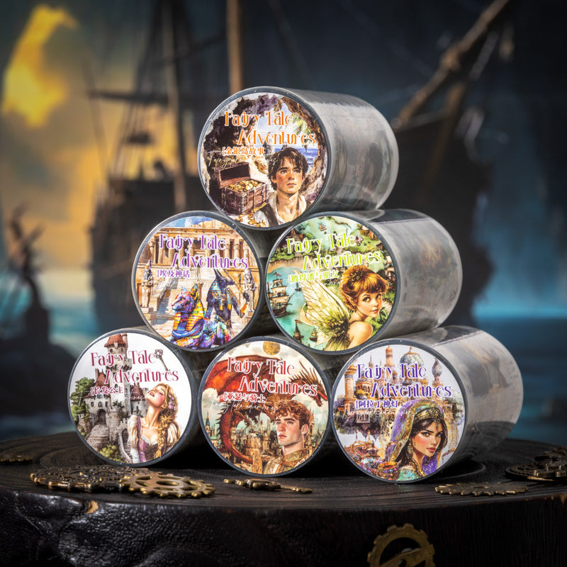 A Fairy Tale Adventure PET Tape 2 Meter Pre-cut Sticker Rolls
