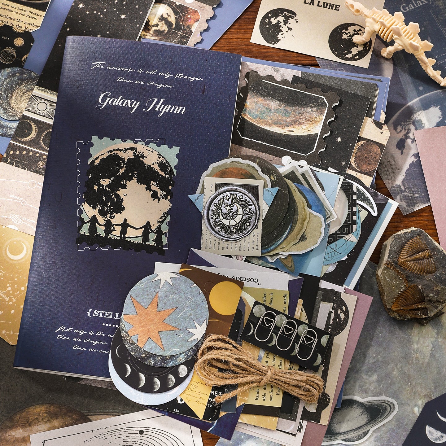 "Time Silhouette" Journal Supplies Pack for Starters