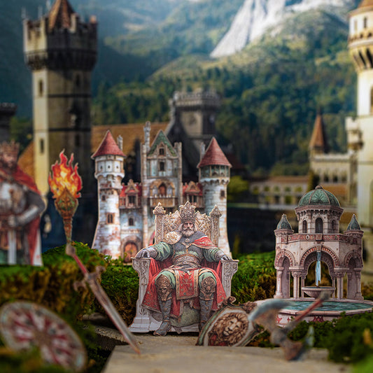 "European Imperial History" 15pcs Large Sized Decorative Stickers