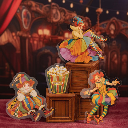 "Wonderful Night" Circus Themed Journal Stickers
