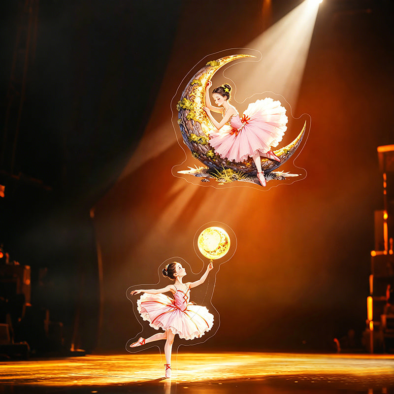 Ballet Dream 15pcs Cute Ballerina Sticker Set PET Stickers for Scrapbooking