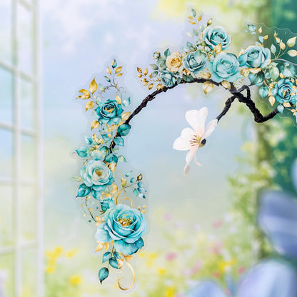 "Floral Expansion" 10pcs Large Sized Flower Stickers