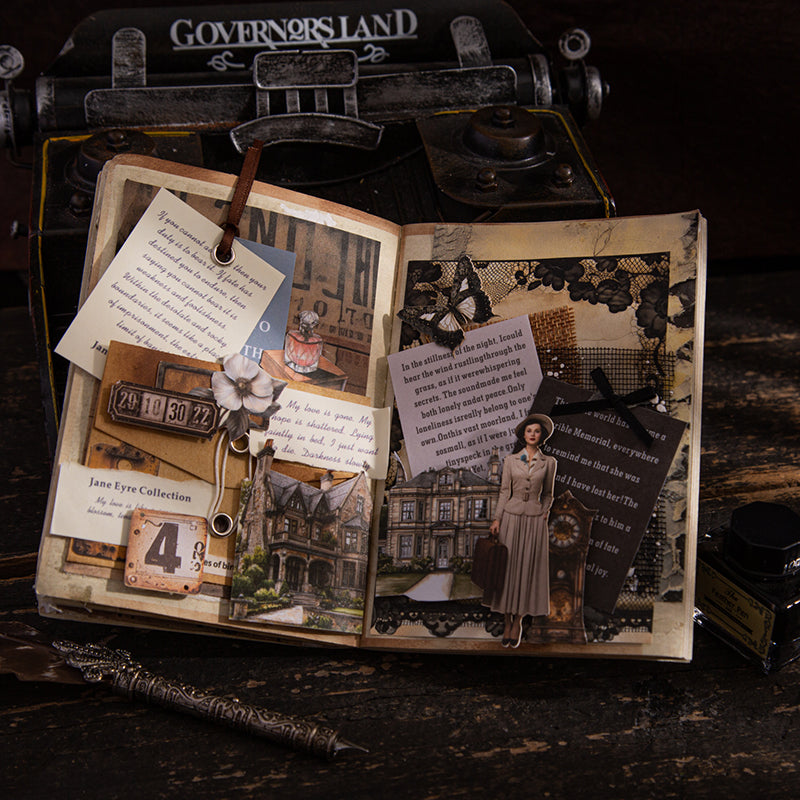 "Literary Collection" 48 Sheets Mini Size Deco Papers