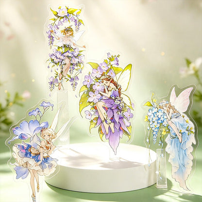 Flower Fairy Shiny Stickers 12pcs in