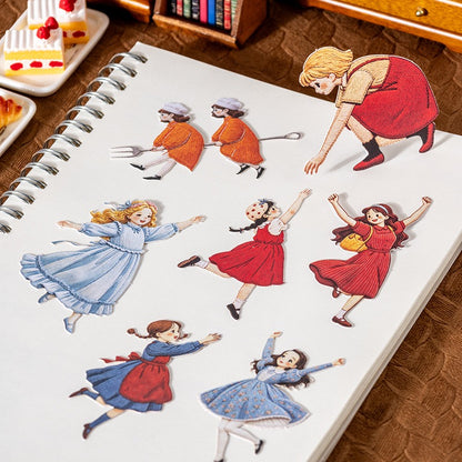 Stitch Child Treasures 20pcs Cute Girls Cardboard Stickers