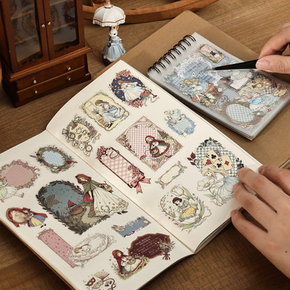 Little Fairytale World 48pcs Pre-cut Cute Sticker Book