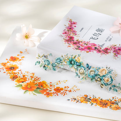 "Floral Expansion" 10pcs Large Sized Flower Stickers