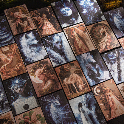 "Living in a Fairy Tale" 50 Sheets of Witchy Scrapbooking Papers