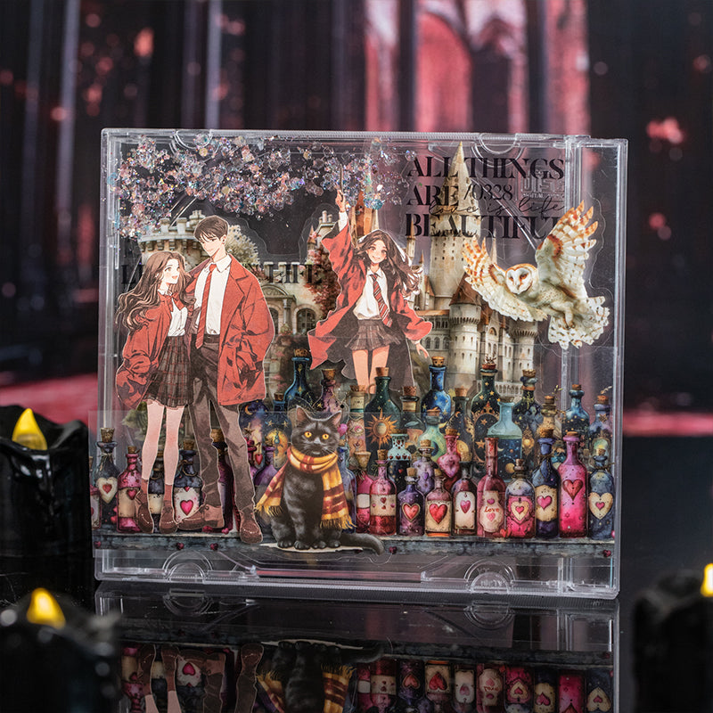 "Magic Academy" 15pcs Wizards and Witches Character Stickers