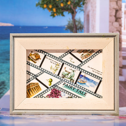 "City Filmstrip" 10 Sheets of Travel Themed PET Sticker Books