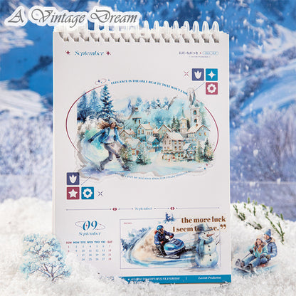 “The Fun of Winter” 25pcs PET Stickers no repeat