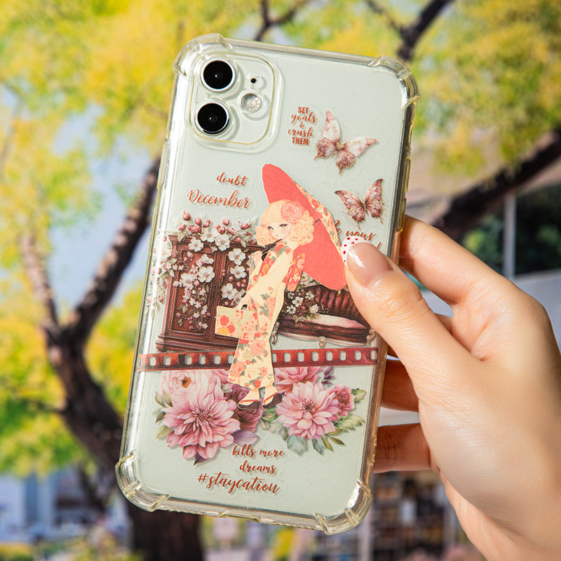 "Chestnut's Outfit" 15pcs Cute Dolls PET Stickers
