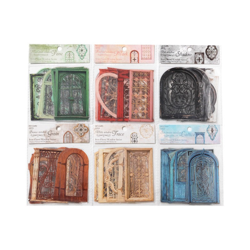 Rusty Window 20pcs Large Sized PET Window Stickers