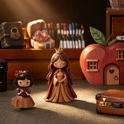 Adventures of the Marionette Fairy Tale 30pcs Wooden-like Cardboard Stickers