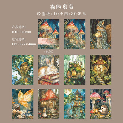 Star Dteam Fairy Tales 30 sheets of Fantasy Themed Deco Papers