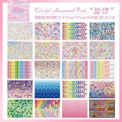 Colorful Pre-cut Sticker Book for Filler Stickers