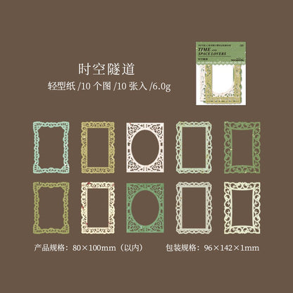 Elegant Vintage Die-cut Paper Frames 10pcs each