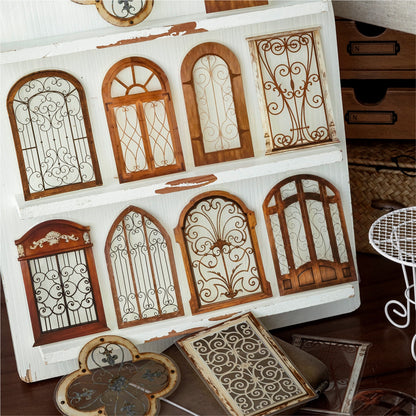 Rusty Window 20pcs Large Sized PET Window Stickers