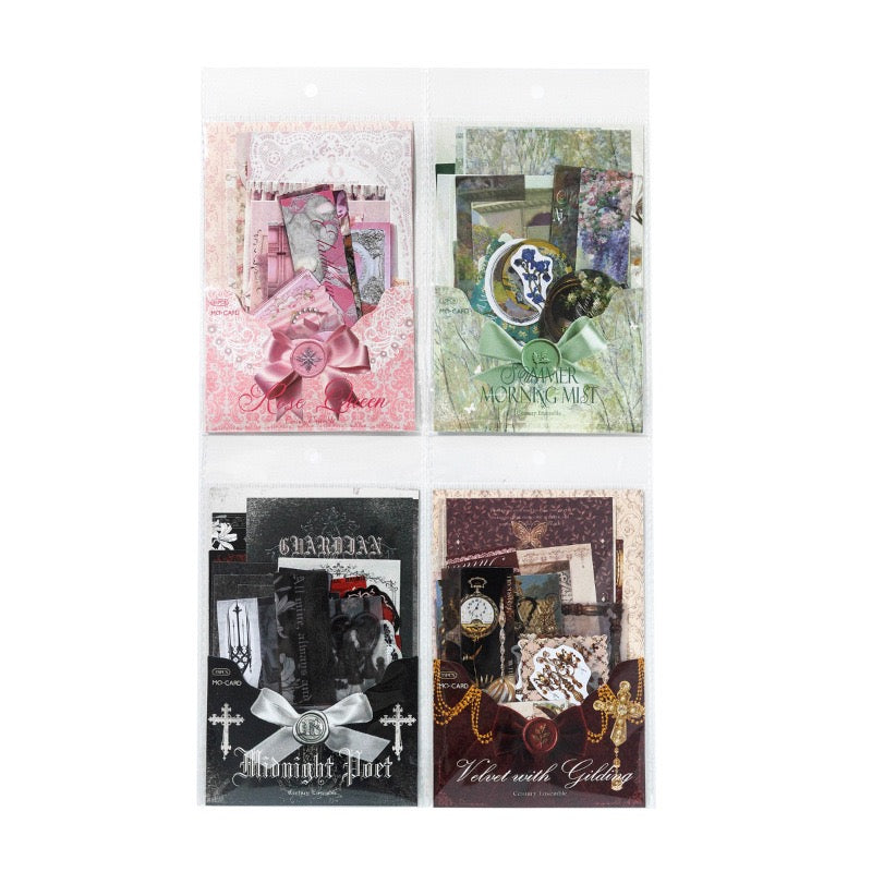 Large Multi-Material Deco Paper Pack 35 Sheets in