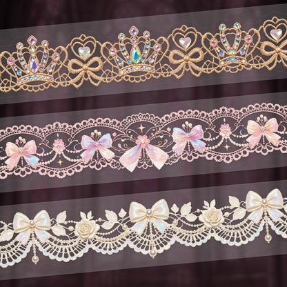 Dreamy Lace Garland PET Tape Pre-cut