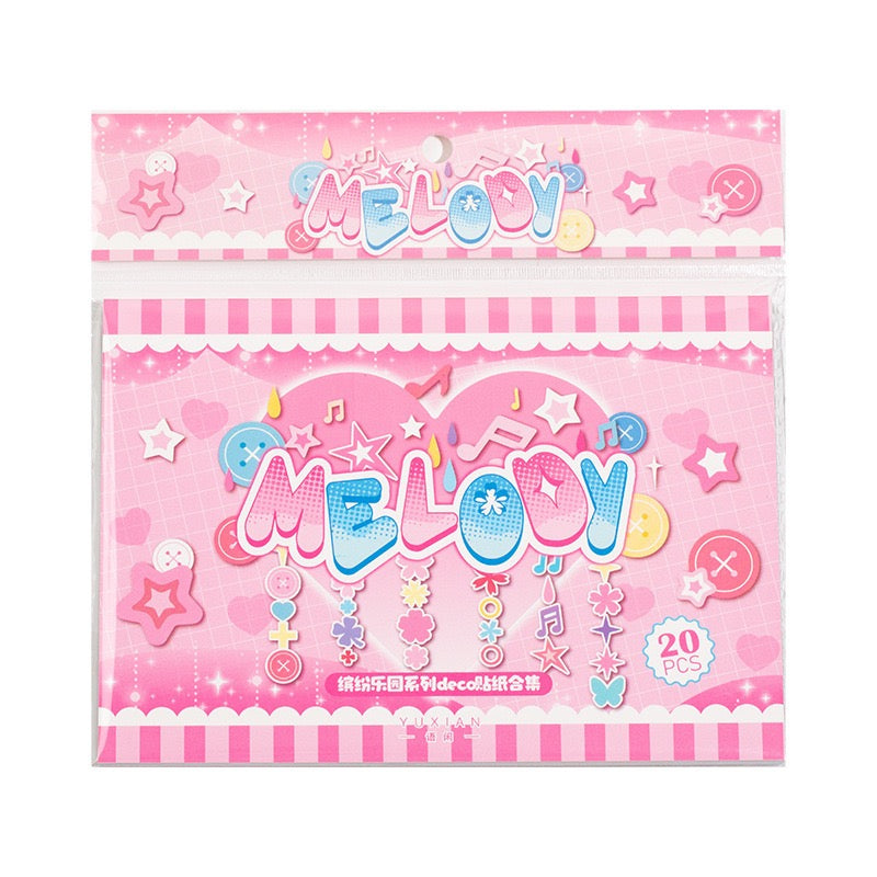 Colorful Pre-cut Sticker Book for Filler Stickers