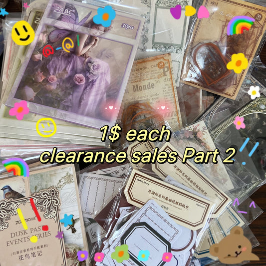 One Dollar Each Journal Supplies Clearance