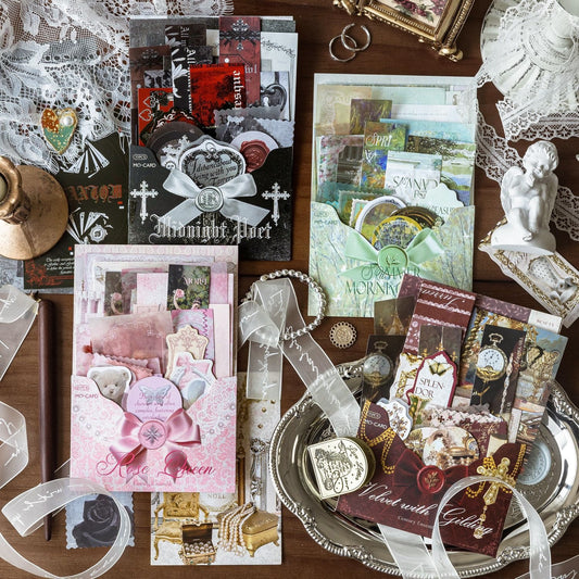 Large Multi-Material Deco Paper Pack 35 Sheets in