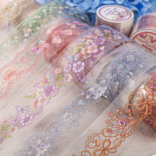 Dreamy Lace Garland PET Tape Pre-cut