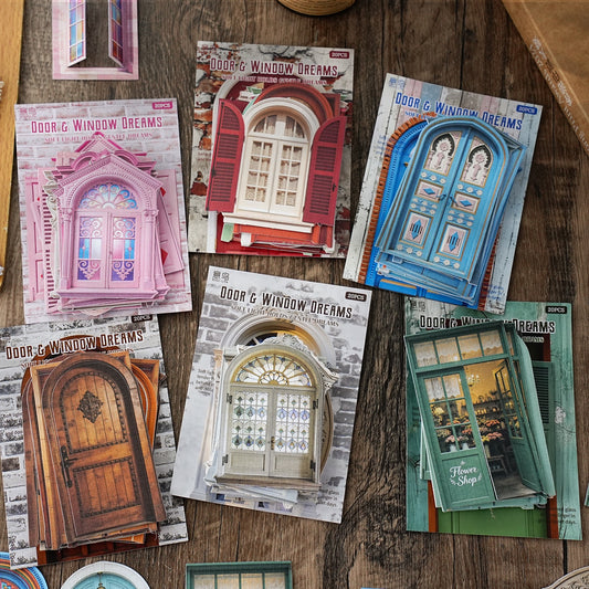 Door & Window Dreams 20pcs Cardboard Stickers
