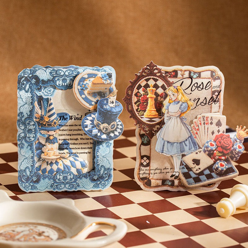 Dream & Alice 15pcs Wonderland Themed Stickers